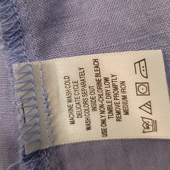 Bridgewater Studio Linen Blouse with Tank Top - Picture 7 of 11